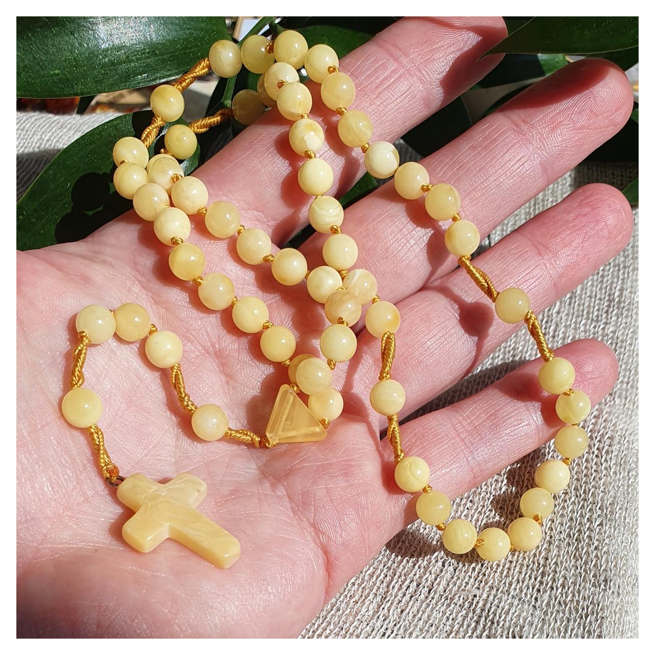 Четки янтарные, арт. n-1291-8-rosary - фото3
