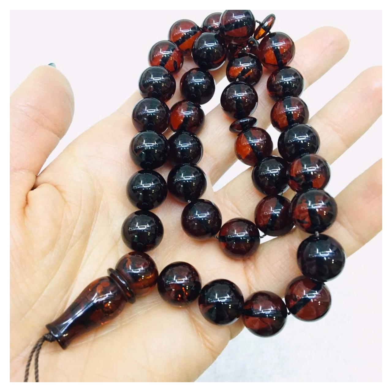 Четки янтарные, арт. n-ch-d12-35-rosary - фото2