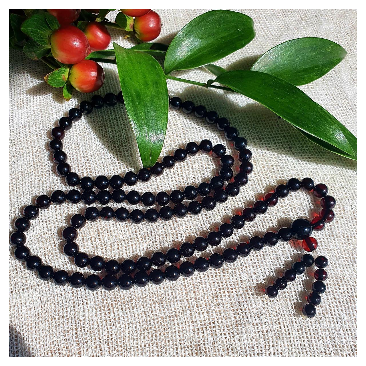 Четки янтарные, арт. n-ch-d6-14-rosary - фото2