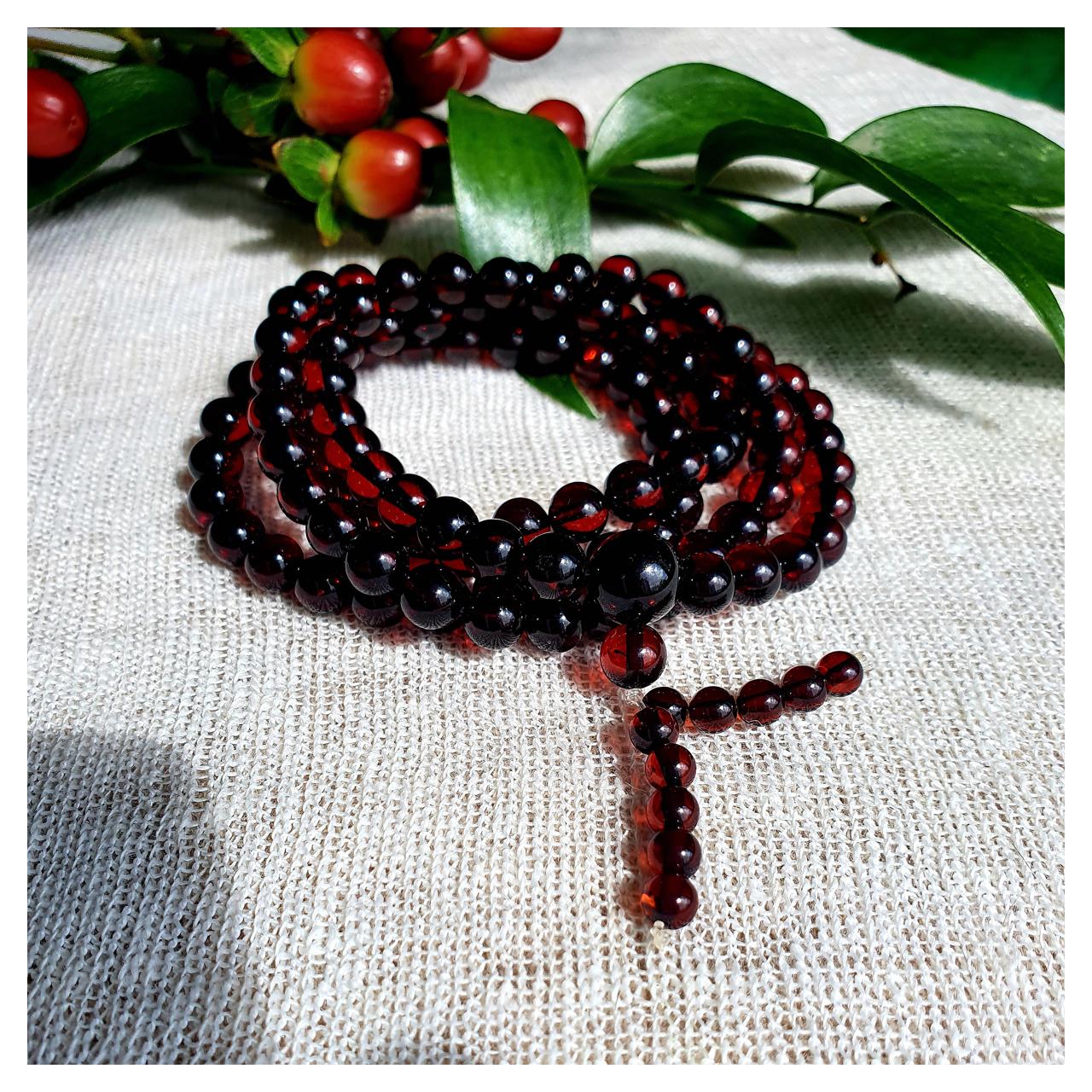 Четки янтарные, арт. n-ch-d7-21-rosary - фото