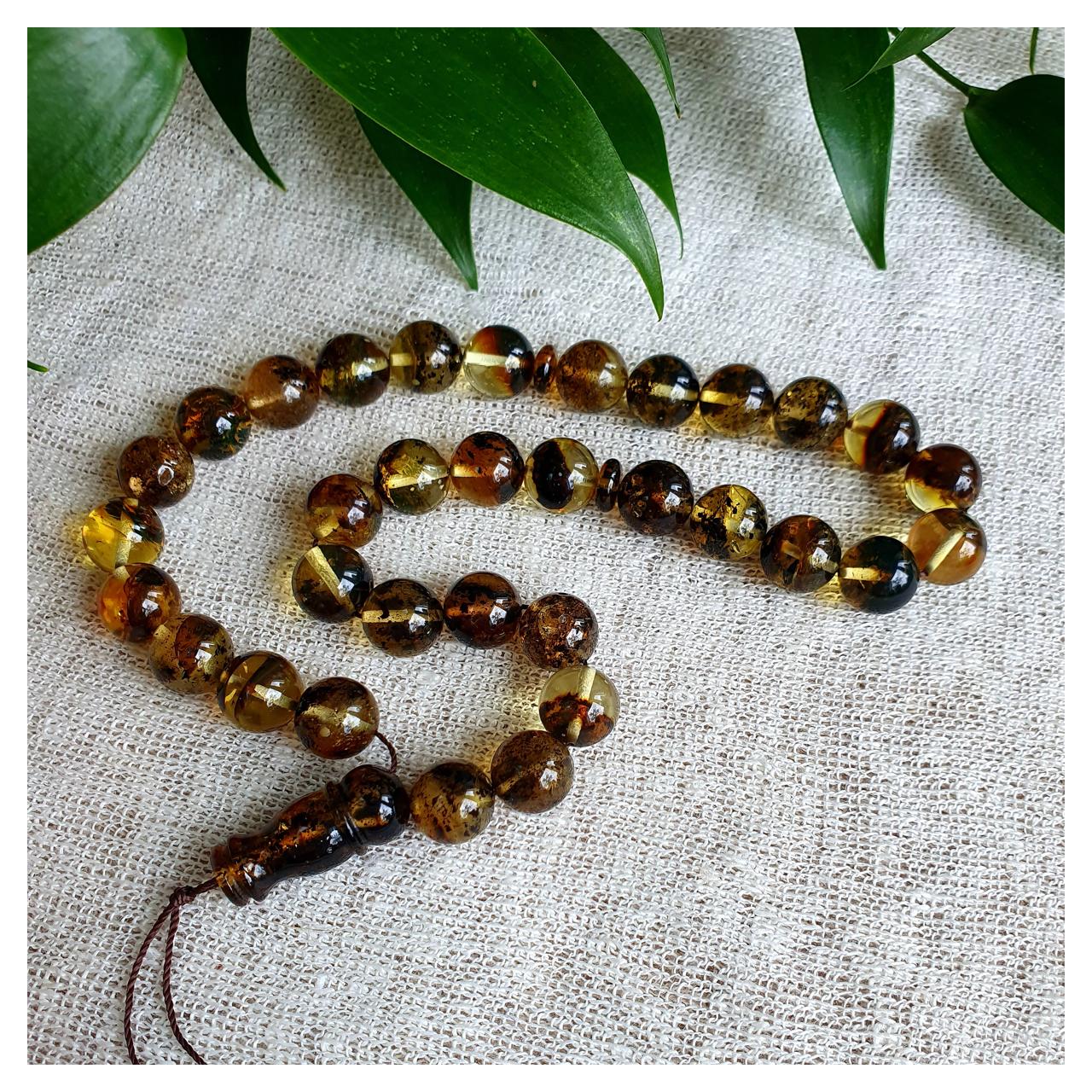Четки янтарные, арт. n-g-d11-27-rosary