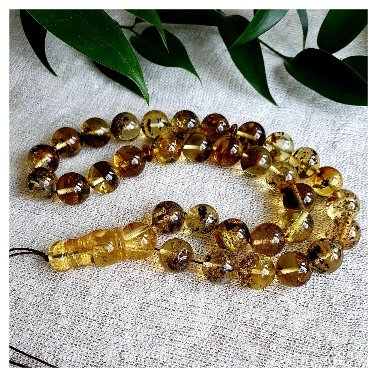 Четки янтарные, арт. n-g-d13-45-rosary