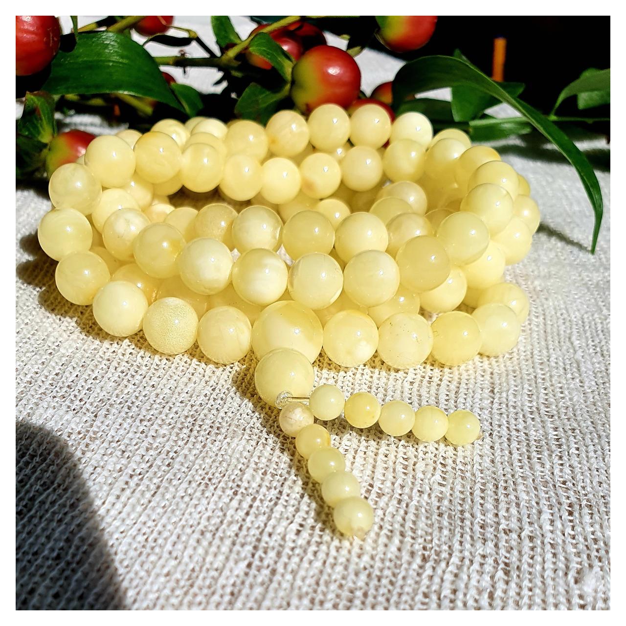 Четки янтарные, арт. n-y-d9-46-rosary - фото