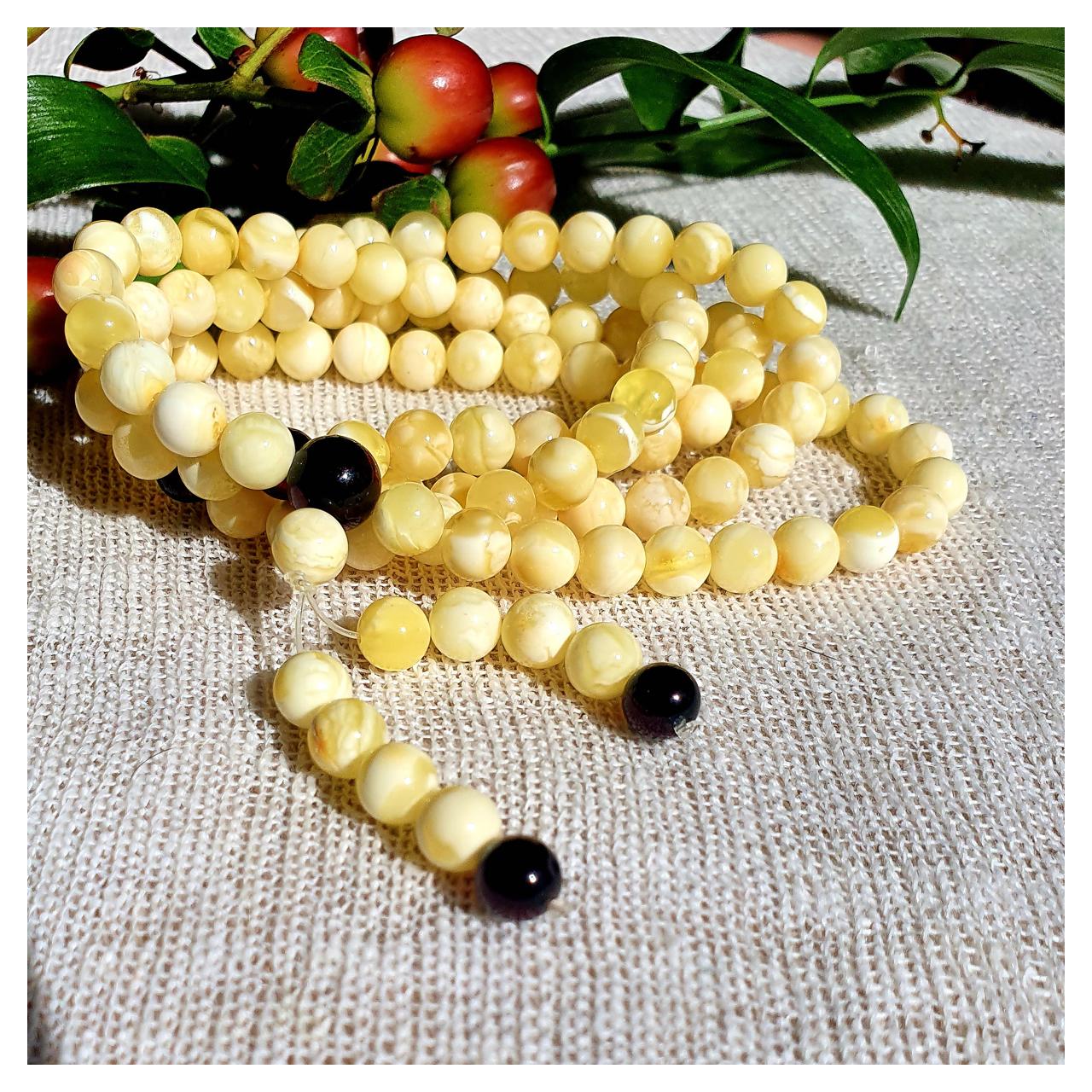 Четки янтарные, арт. n-yw-d7-24-rosary - фото
