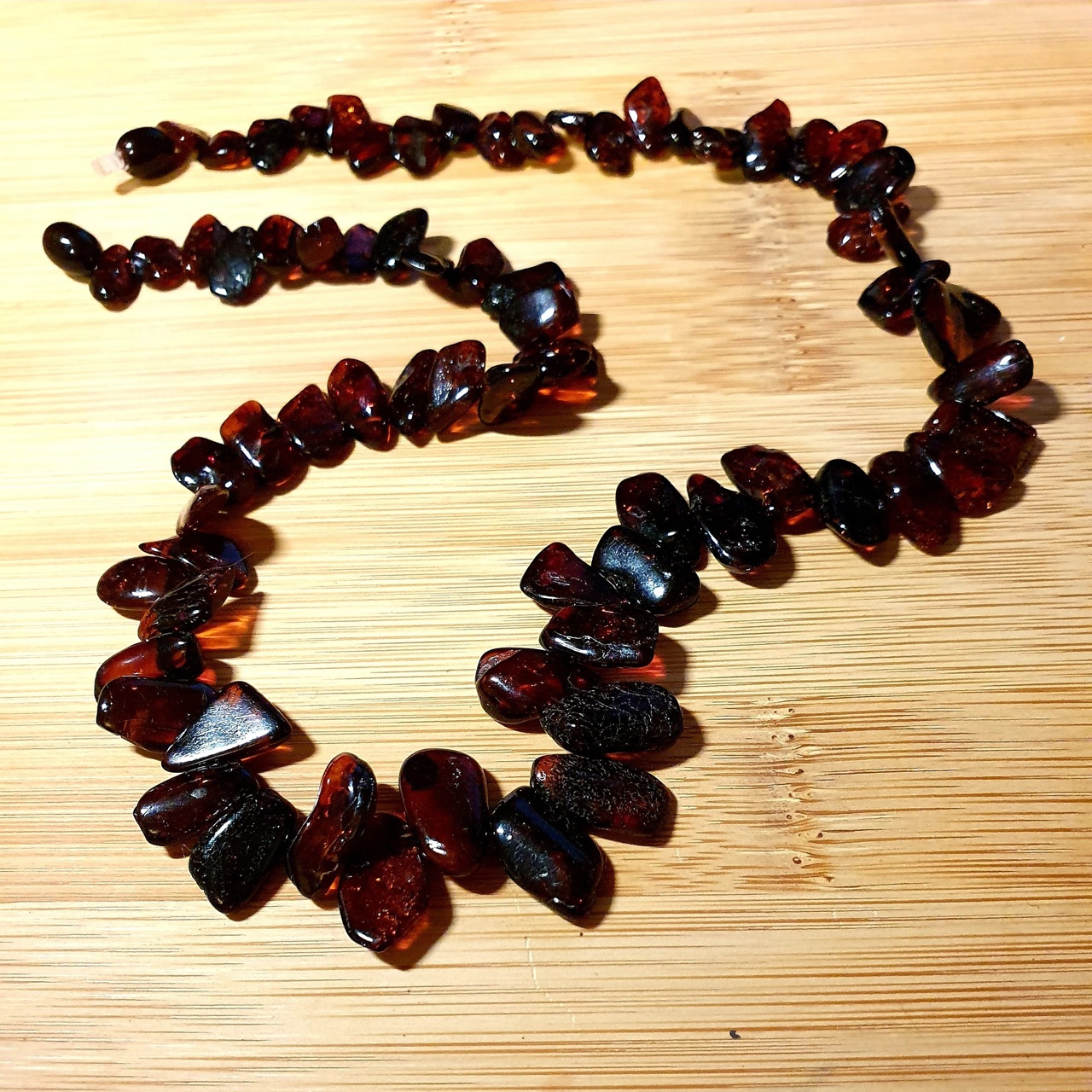 Колье янтарное, арт. n4007-16-necklace