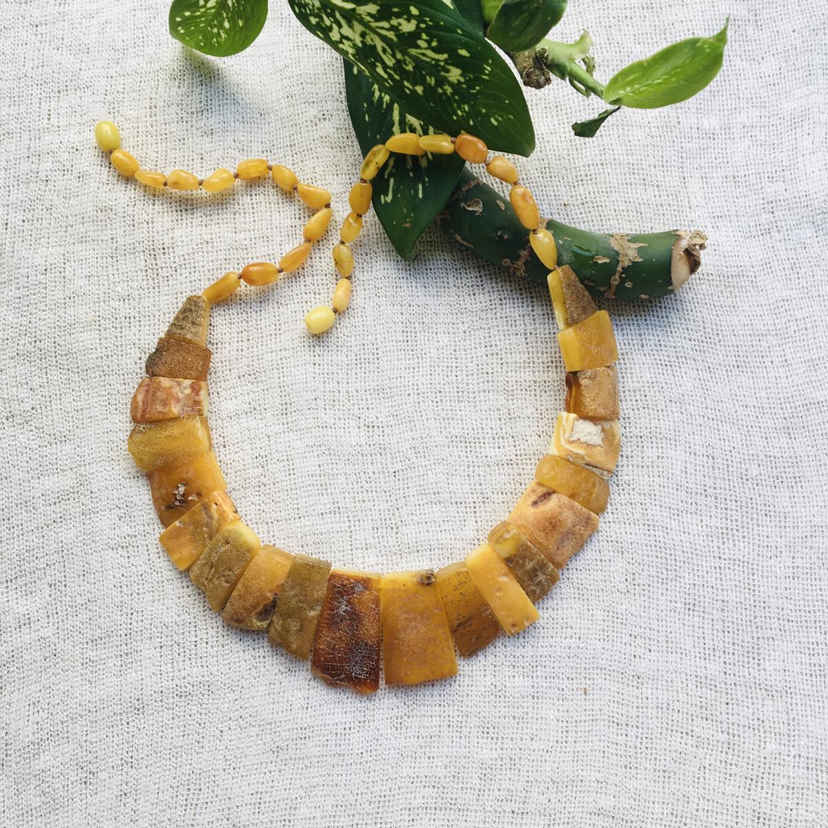Колье янтарное, арт. n4011-40-necklace