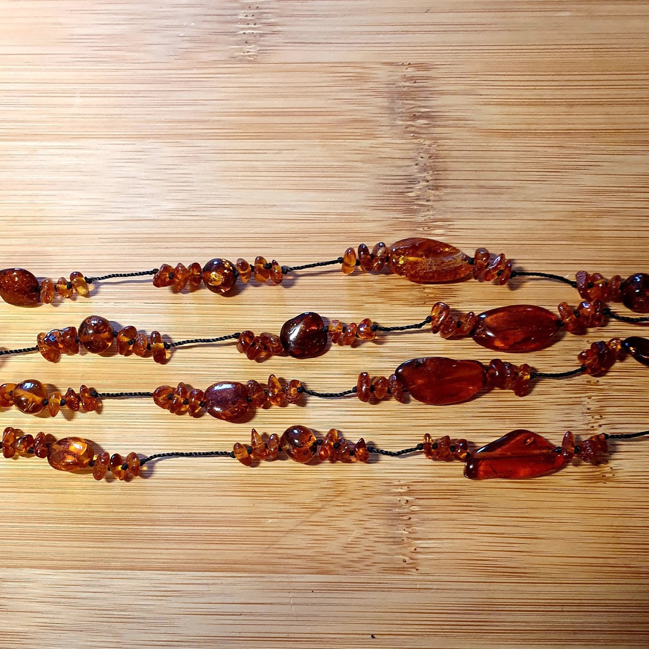 Колье янтарное, арт. n8ek38-29-necklace - фото3