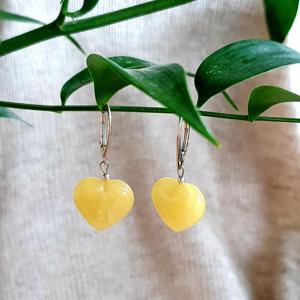 Серьги янтарные, арт. sm-wh-4-earrings- фото