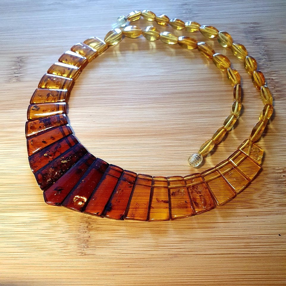 Колье янтарное, арт. u5001-29-necklace